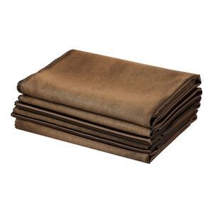 6 Pack Sateen Napkins for Restaurant Wedding Banquet 20x20inch Coffee